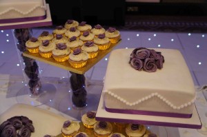 Wedding Cake With Lights